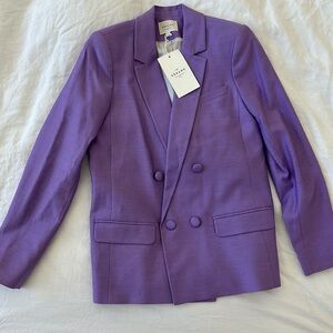 Sezane purple blazer